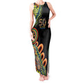 50 Years Of NAIDOC Tank Maxi Dress Strong and Proud Aboriginal Dot Painting No3