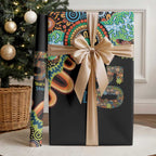 50 Years Of NAIDOC Wrapping Paper Strong and Proud Aboriginal Dot Painting No3 - Aussie Hoodie
