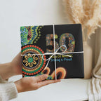 50 Years Of NAIDOC Wrapping Paper Strong and Proud Aboriginal Dot Painting No3 - Aussie Hoodie