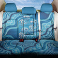 Aboriginal Ocean Jellyfish Back Car Seat Cover Dot Art Dreamtime Style