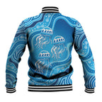 Aboriginal Ocean Jellyfish Baseball Jacket Dot Art Dreamtime Style