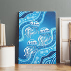 Aboriginal Ocean Jellyfish Canvas Wall Art Dot Art Dreamtime Style