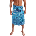 Aboriginal Ocean Jellyfish Lavalava Dot Art Dreamtime Style