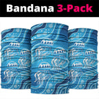 Aboriginal Ocean Jellyfish Neck Gaiter Dot Art Dreamtime Style