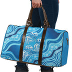 Aboriginal Ocean Jellyfish Travel Bag Dot Art Dreamtime Style