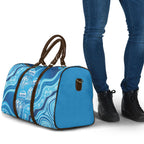 Aboriginal Ocean Jellyfish Travel Bag Dot Art Dreamtime Style