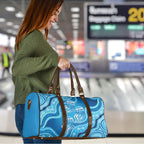 Aboriginal Ocean Jellyfish Travel Bag Dot Art Dreamtime Style
