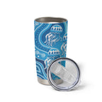 Aboriginal Ocean Jellyfish Tumbler Cup Dot Art Dreamtime Style