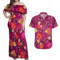 broncos-rugby-couples-matching-off-shoulder-maxi-dress-and-hawaiian-shirt-beautiful-floral-pattern-spring-summer-vibe