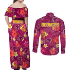 broncos-rugby-couples-matching-off-shoulder-maxi-dress-and-long-sleeve-button-shirts-beautiful-floral-pattern-spring-summer-vibe