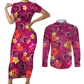 broncos-rugby-couples-matching-short-sleeve-bodycon-dress-and-long-sleeve-button-shirts-beautiful-floral-pattern-spring-summer-vibe