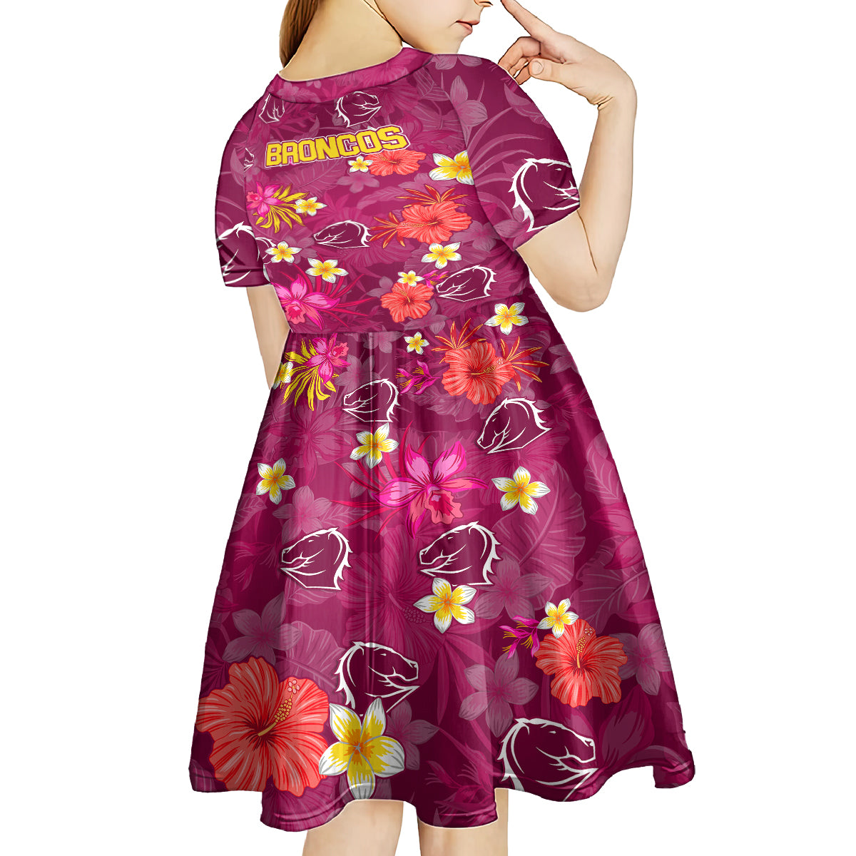 broncos-rugby-kid-short-sleeve-dress-beautiful-floral-pattern-spring-summer-vibe