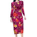 broncos-rugby-long-sleeve-bodycon-dress-beautiful-floral-pattern-spring-summer-vibe