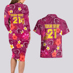 custom-broncos-rugby-couples-matching-long-sleeve-bodycon-dress-and-hawaiian-shirt-beautiful-floral-pattern-spring-summer-vibe