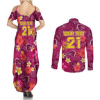 custom-broncos-rugby-couples-matching-summer-maxi-dress-and-long-sleeve-button-shirts-beautiful-floral-pattern-spring-summer-vibe