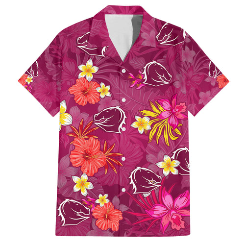 custom-broncos-rugby-family-matching-off-shoulder-short-dress-and-hawaiian-shirt-beautiful-floral-pattern-spring-summer-vibe