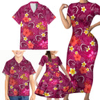 custom-broncos-rugby-family-matching-short-sleeve-bodycon-dress-and-hawaiian-shirt-beautiful-floral-pattern-spring-summer-vibe