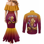 nrl-broncos-premiers-2023-couples-matching-mermaid-dress-and-long-sleeve-button-shirts