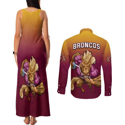 nrl-broncos-premiers-2023-couples-matching-tank-maxi-dress-and-long-sleeve-button-shirts