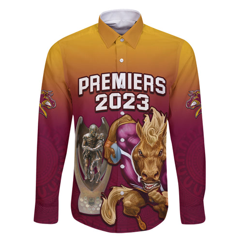 nrl-broncos-premiers-2023-family-matching-mermaid-dress-and-hawaiian-shirt