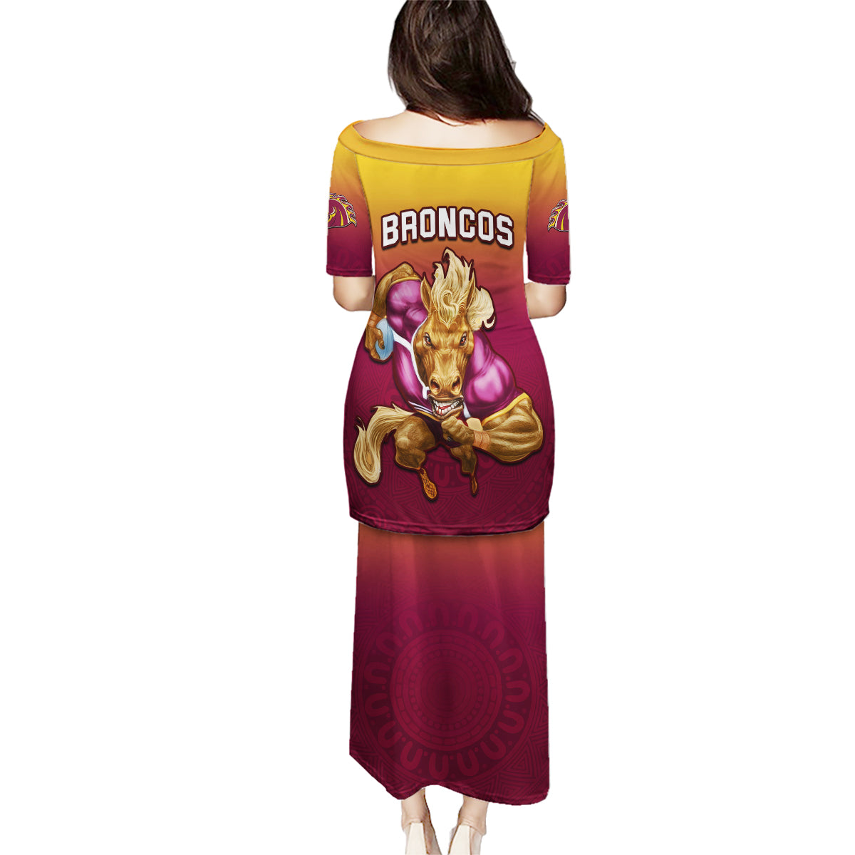 nrl-broncos-premiers-2023-family-matching-puletasi-dress-and-hawaiian-shirt