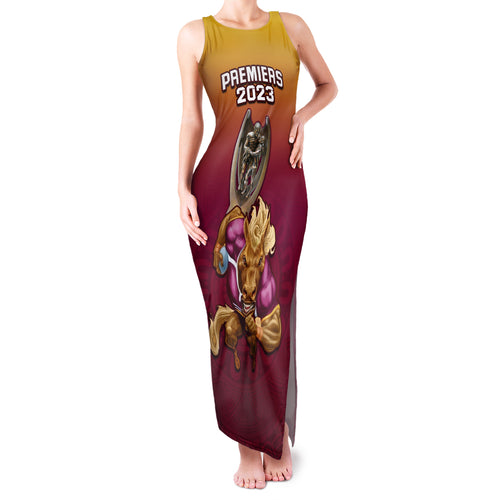 nrl-broncos-premiers-2023-family-matching-tank-maxi-dress-and-hawaiian-shirt