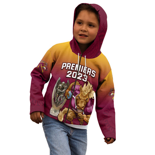 nrl-broncos-premiers-2023-kid-hoodie
