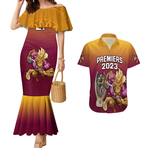 custom-nrl-broncos-premiers-2023-couples-matching-mermaid-dress-and-hawaiian-shirt