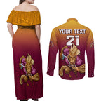 custom-nrl-broncos-premiers-2023-couples-matching-off-shoulder-maxi-dress-and-long-sleeve-button-shirts