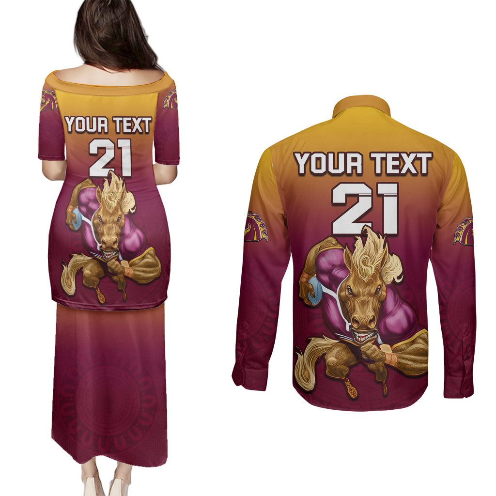 custom-nrl-broncos-premiers-2023-couples-matching-puletasi-dress-and-long-sleeve-button-shirts