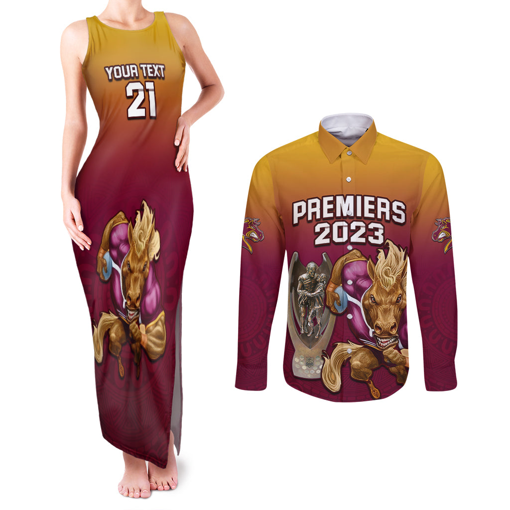 custom-nrl-broncos-premiers-2023-couples-matching-tank-maxi-dress-and-long-sleeve-button-shirts