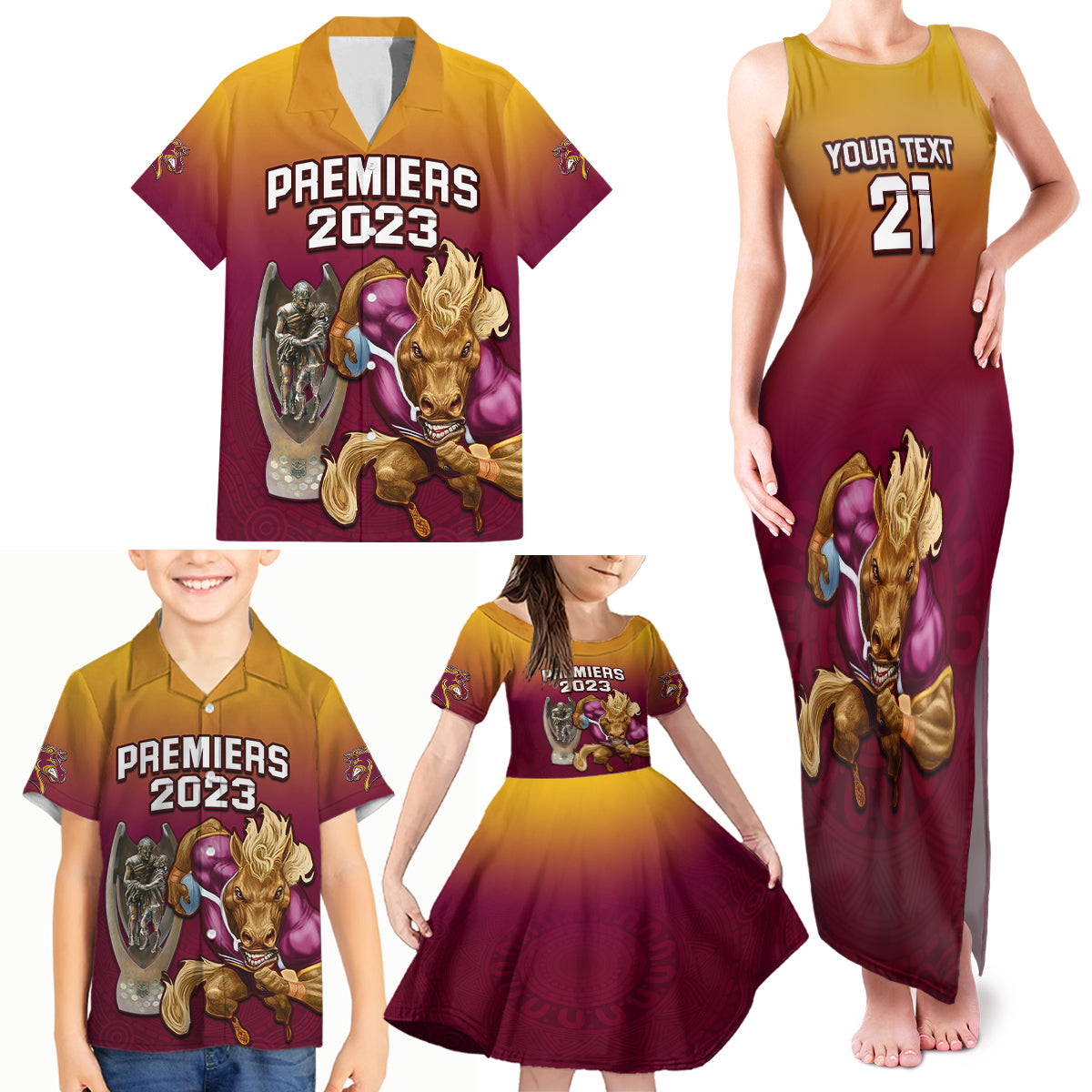 custom-nrl-broncos-premiers-2023-family-matching-tank-maxi-dress-and-hawaiian-shirt