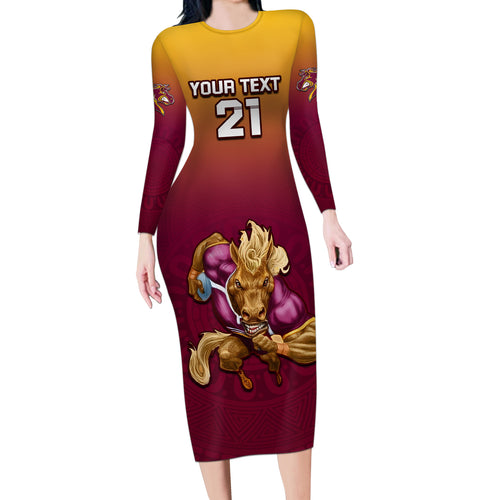 custom-nrl-broncos-premiers-2023-long-sleeve-bodycon-dress