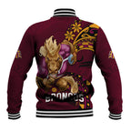 nrl-broncos-premiers-baseball-jacket-mascot-with-polynesian-pattern-version-2023