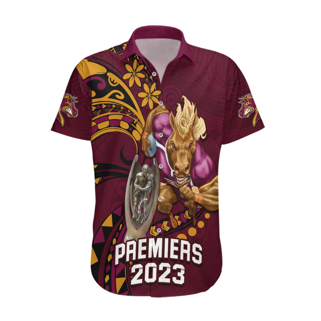 nrl-broncos-premiers-hawaiian-shirt-mascot-with-polynesian-pattern-version-2023