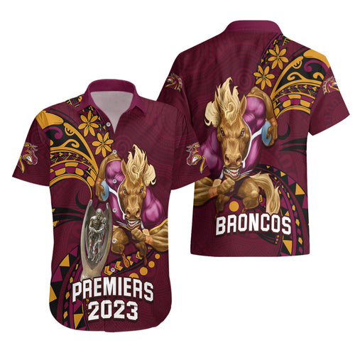 nrl-broncos-premiers-hawaiian-shirt-mascot-with-polynesian-pattern-version-2023
