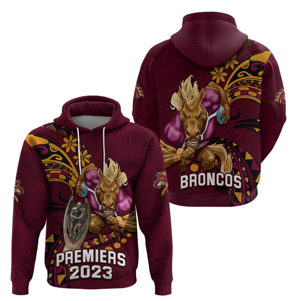 nrl-broncos-premiers-hoodie-mascot-with-polynesian-pattern-version-2023