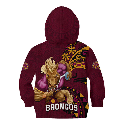 nrl-broncos-premiers-kid-hoodie-mascot-with-polynesian-pattern-version-2023
