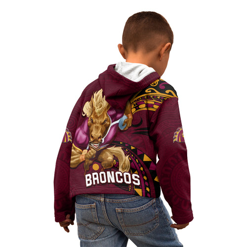 nrl-broncos-premiers-kid-hoodie-mascot-with-polynesian-pattern-version-2023