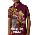 nrl-broncos-premiers-kid-polo-shirt-mascot-with-polynesian-pattern-version-2023