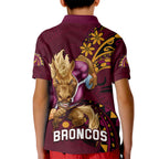 nrl-broncos-premiers-kid-polo-shirt-mascot-with-polynesian-pattern-version-2023