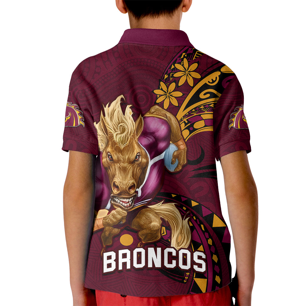 nrl-broncos-premiers-kid-polo-shirt-mascot-with-polynesian-pattern-version-2023