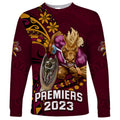 nrl-broncos-premiers-long-sleeve-shirt-mascot-with-polynesian-pattern-version-2023