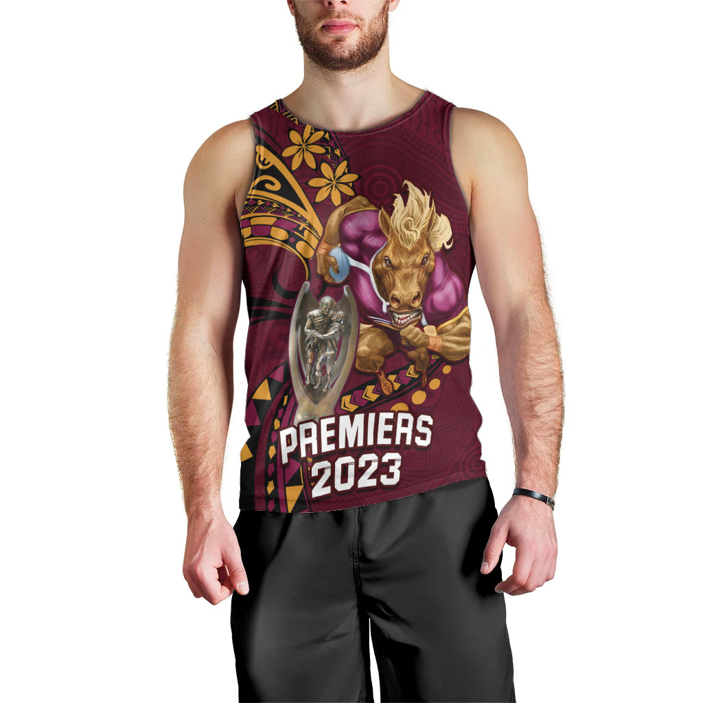 nrl-broncos-premiers-men-tank-top-mascot-with-polynesian-pattern-version-2023