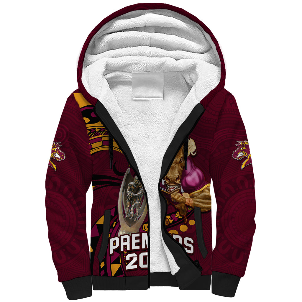 nrl-broncos-premiers-sherpa-hoodie-mascot-with-polynesian-pattern-version-2023