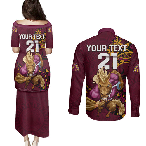 custom-nrl-broncos-premiers-couples-matching-puletasi-dress-and-long-sleeve-button-shirts-mascot-with-polynesian-pattern-version-2023