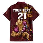 custom-nrl-broncos-premiers-family-matching-off-shoulder-long-sleeve-dress-and-hawaiian-shirt-mascot-with-polynesian-pattern-version-2023
