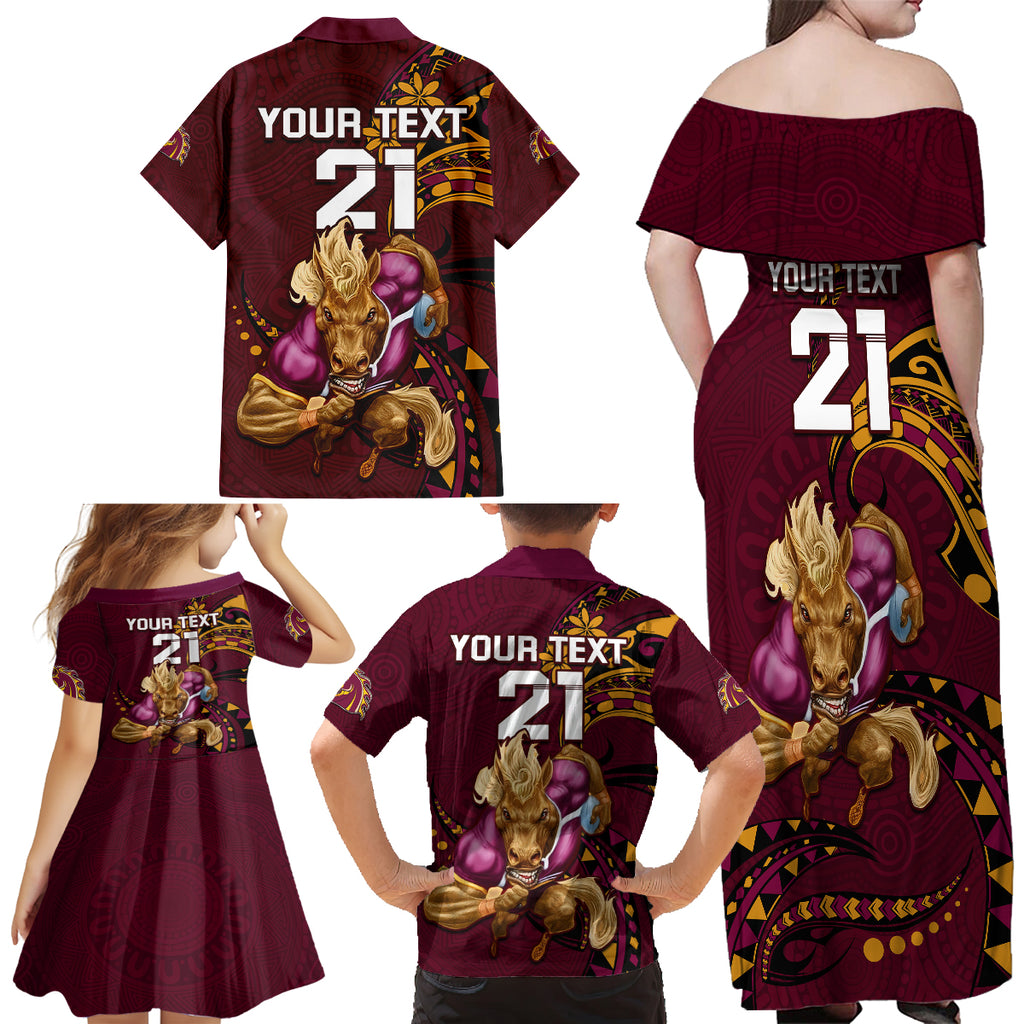 custom-nrl-broncos-premiers-family-matching-off-shoulder-maxi-dress-and-hawaiian-shirt-mascot-with-polynesian-pattern-version-2023