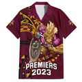 custom-nrl-broncos-premiers-family-matching-summer-maxi-dress-and-hawaiian-shirt-mascot-with-polynesian-pattern-version-2023