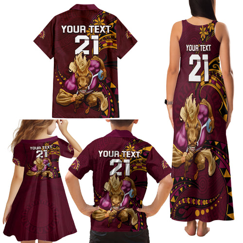 custom-nrl-broncos-premiers-family-matching-tank-maxi-dress-and-hawaiian-shirt-mascot-with-polynesian-pattern-version-2023